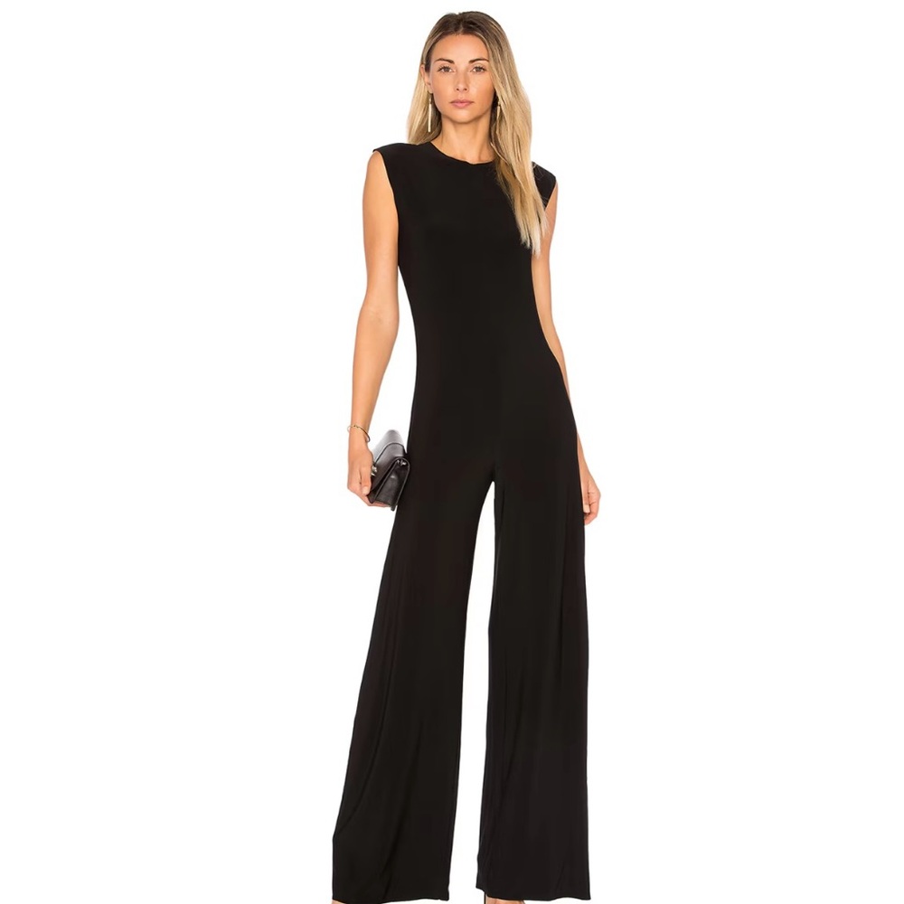 NWT Norma Kamali x REVOLVE Sleeveless Wide Leg Jumpsuit
